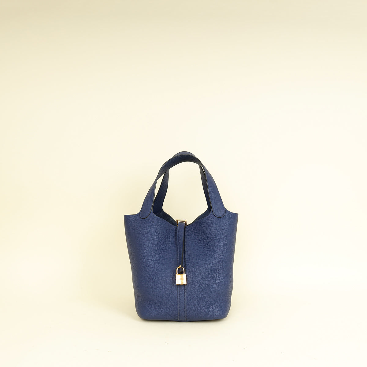 Hermes Bleu Saphir Picotin Lock 22 Bag