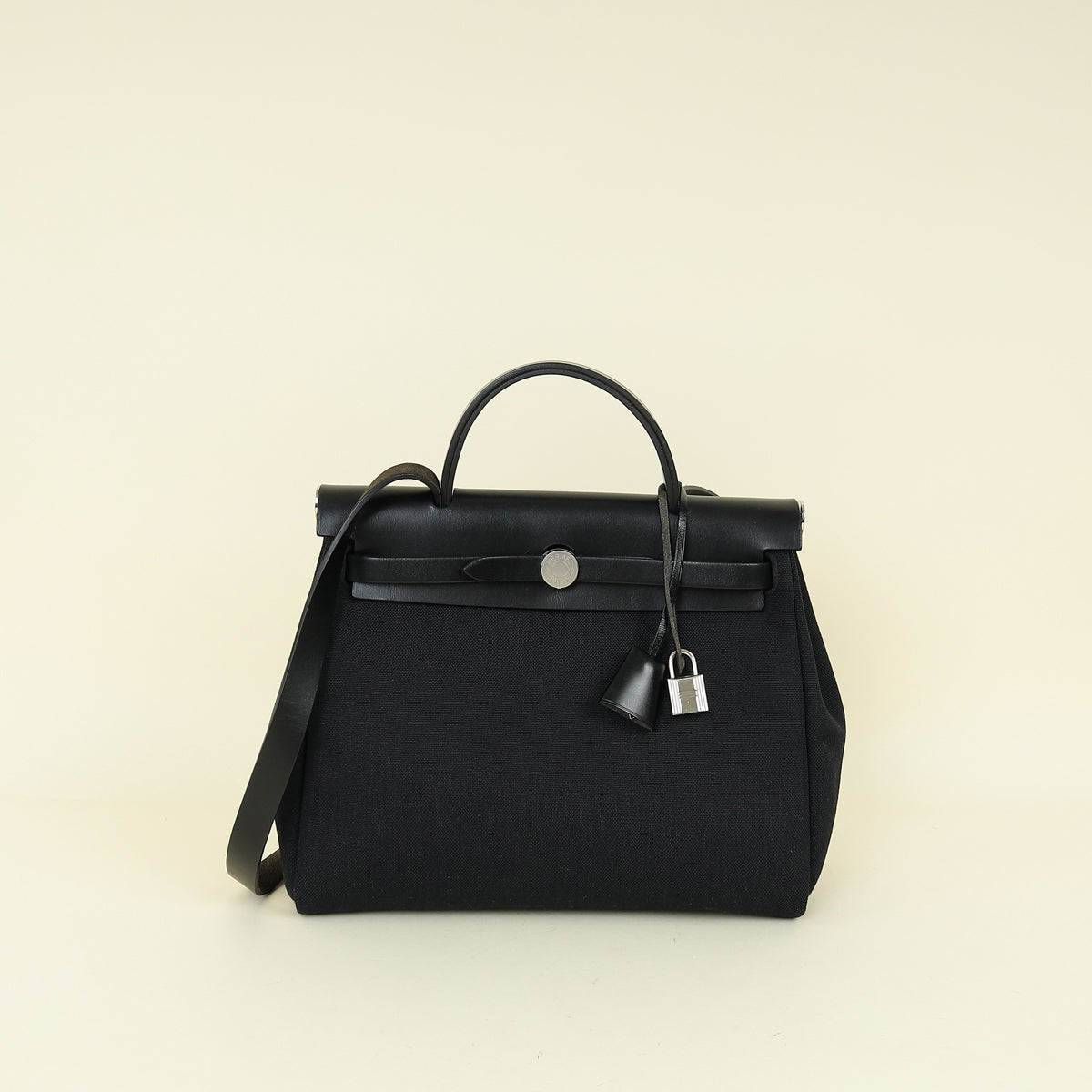 Hermes Noir Herbag Zip 31 Bag
