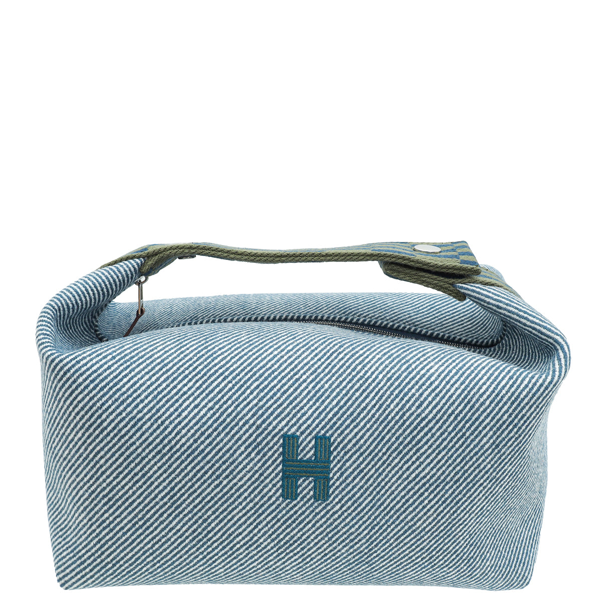 Hermes Blue Abysse Bride-a-Brac H Large Natte Case