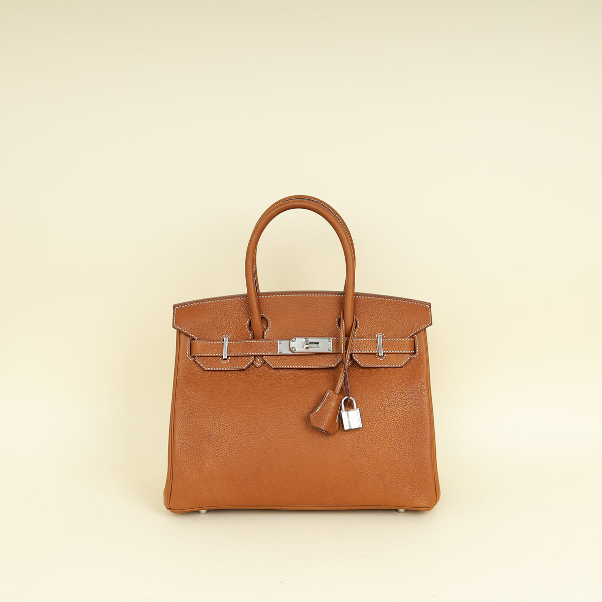 Hermes Fauve Retourne Birkin 30 Bag