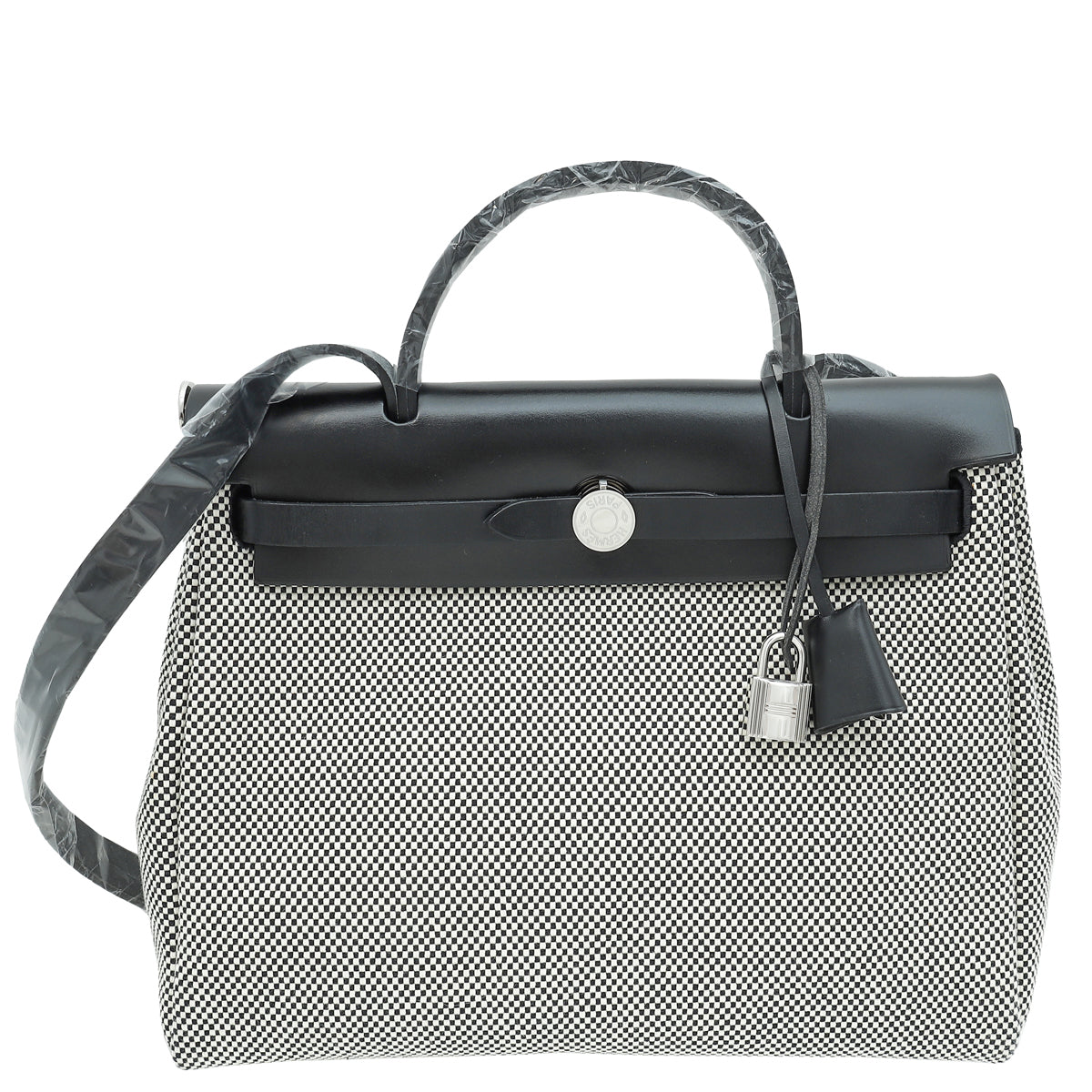 Hermes Bicolor Herbag Zip 31 PM Criss Viking Quadrille Retourne Bag
