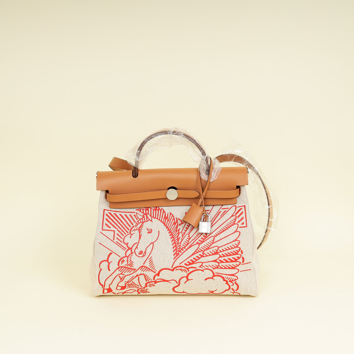 Hermes Tricolor Herbag Zip 31 PM Pegase Pop Vache Hunter Bag