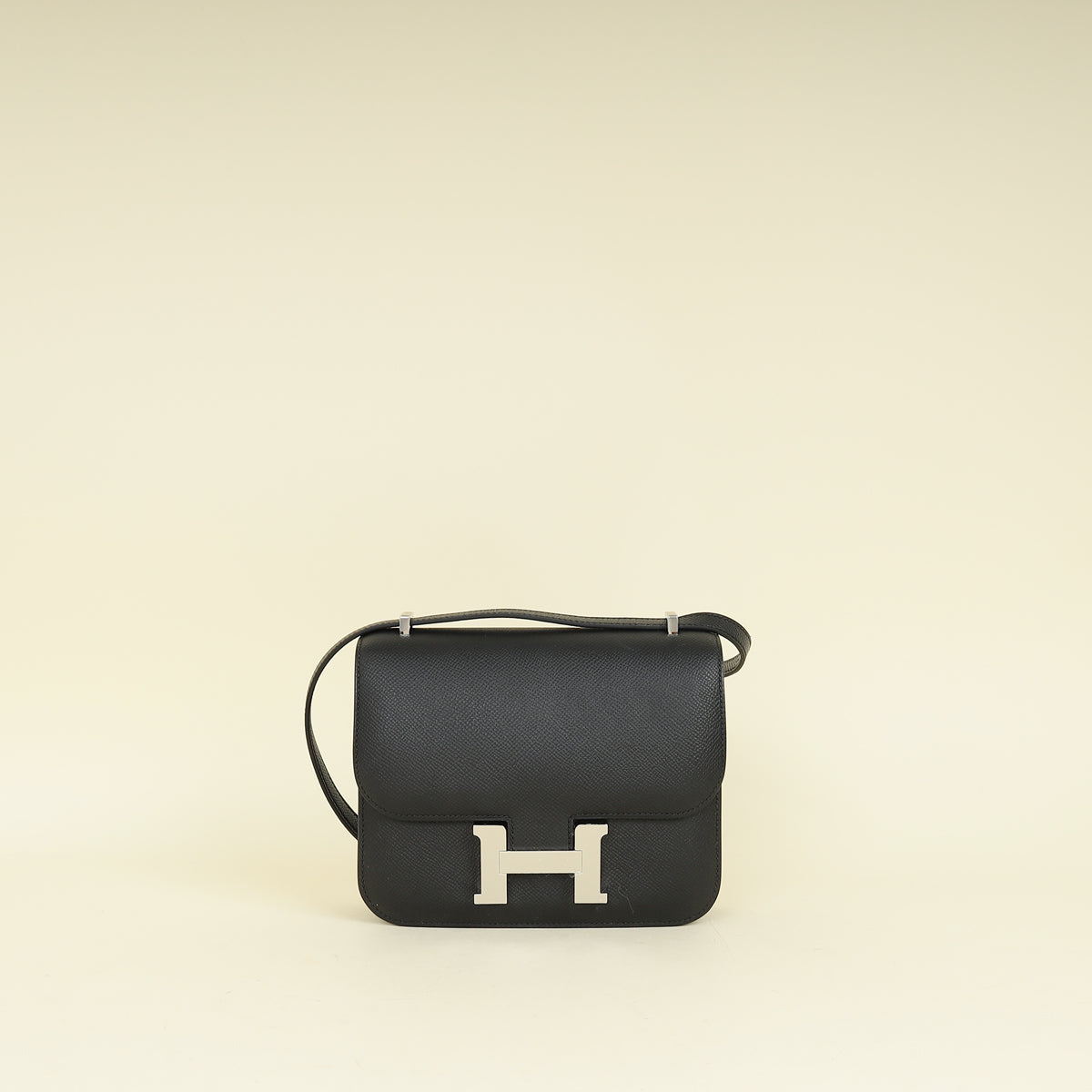Hermes Noir Constance III 18 Mini Bag