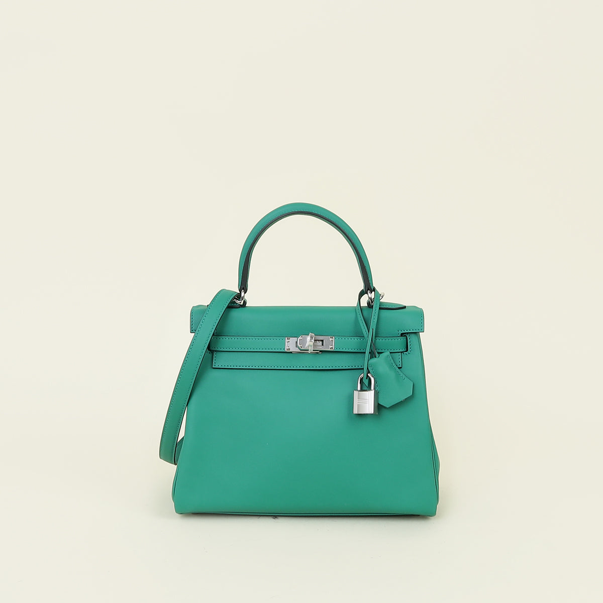 Hermes Vert Vertigo Kelly 25 Retourne Bag