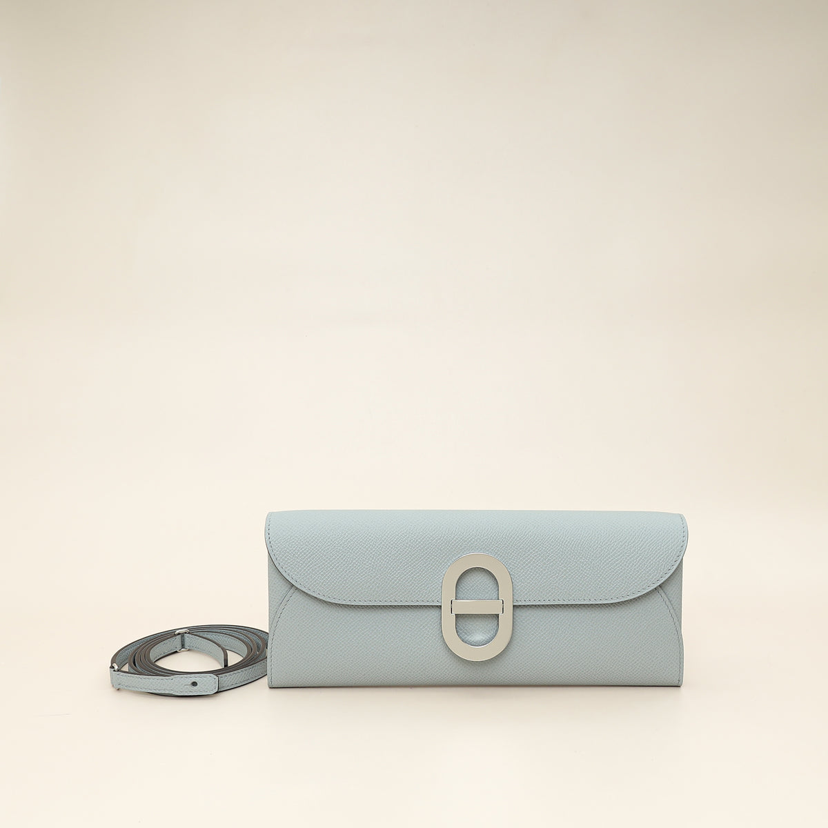 Hermes Bleu Glacier Maillon To Go Wallet