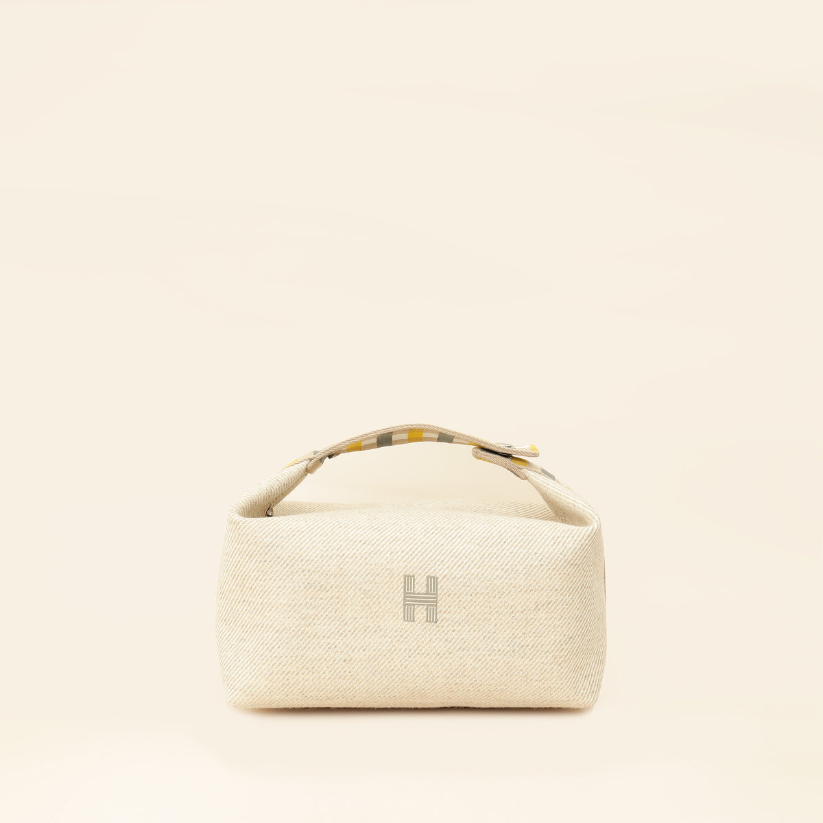 Hermes Bicolor Bride-a-Brac H Natte Case, Large Model