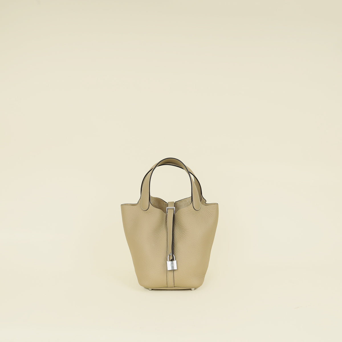 Hermes Beige Marfa Picotin Lock 18 Bag
