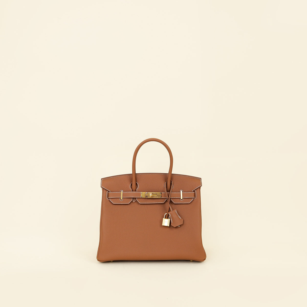 Hermes Gold Retourne Birkin 30 Bag
