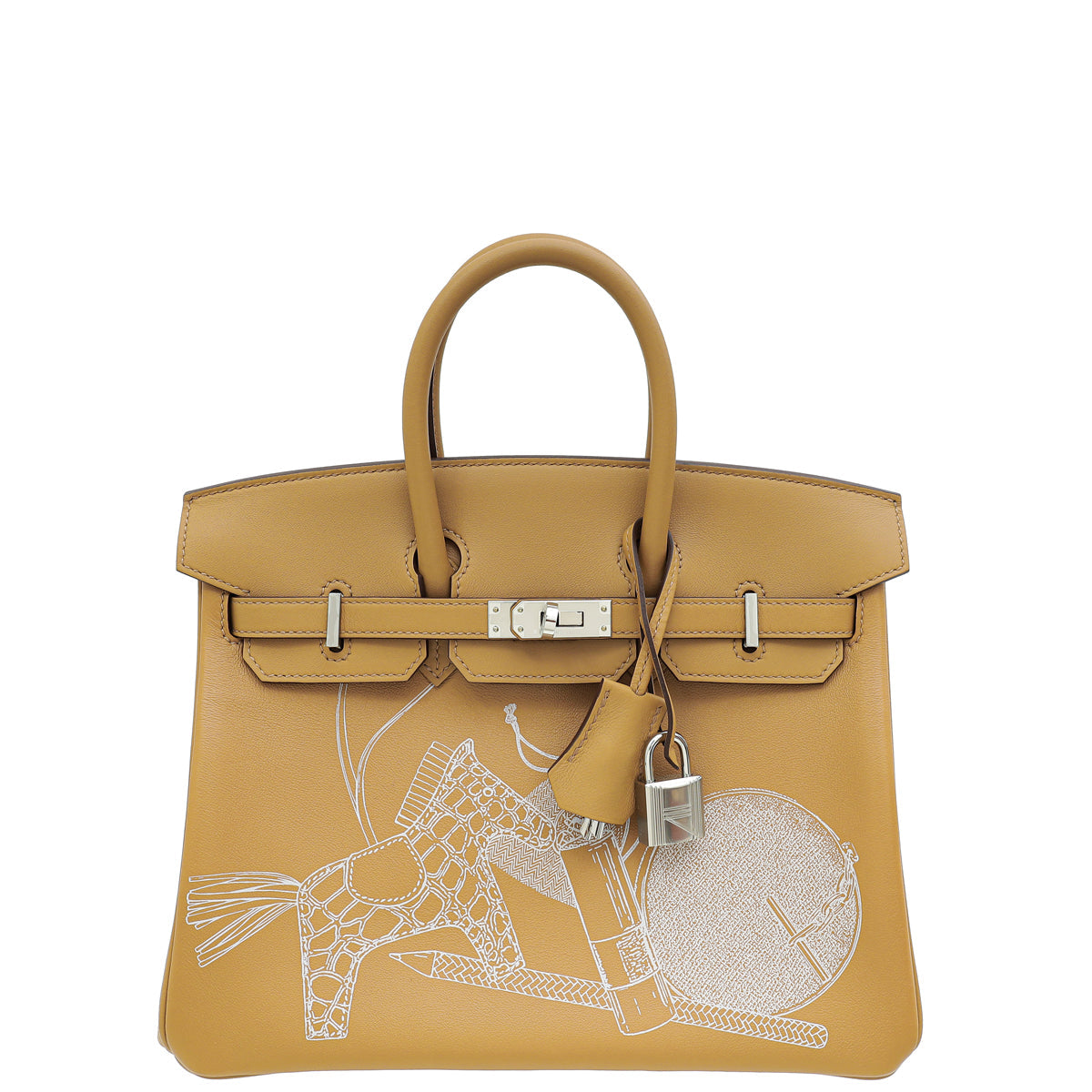 Hermes Biscuit In and Out Birkin 25 Bag