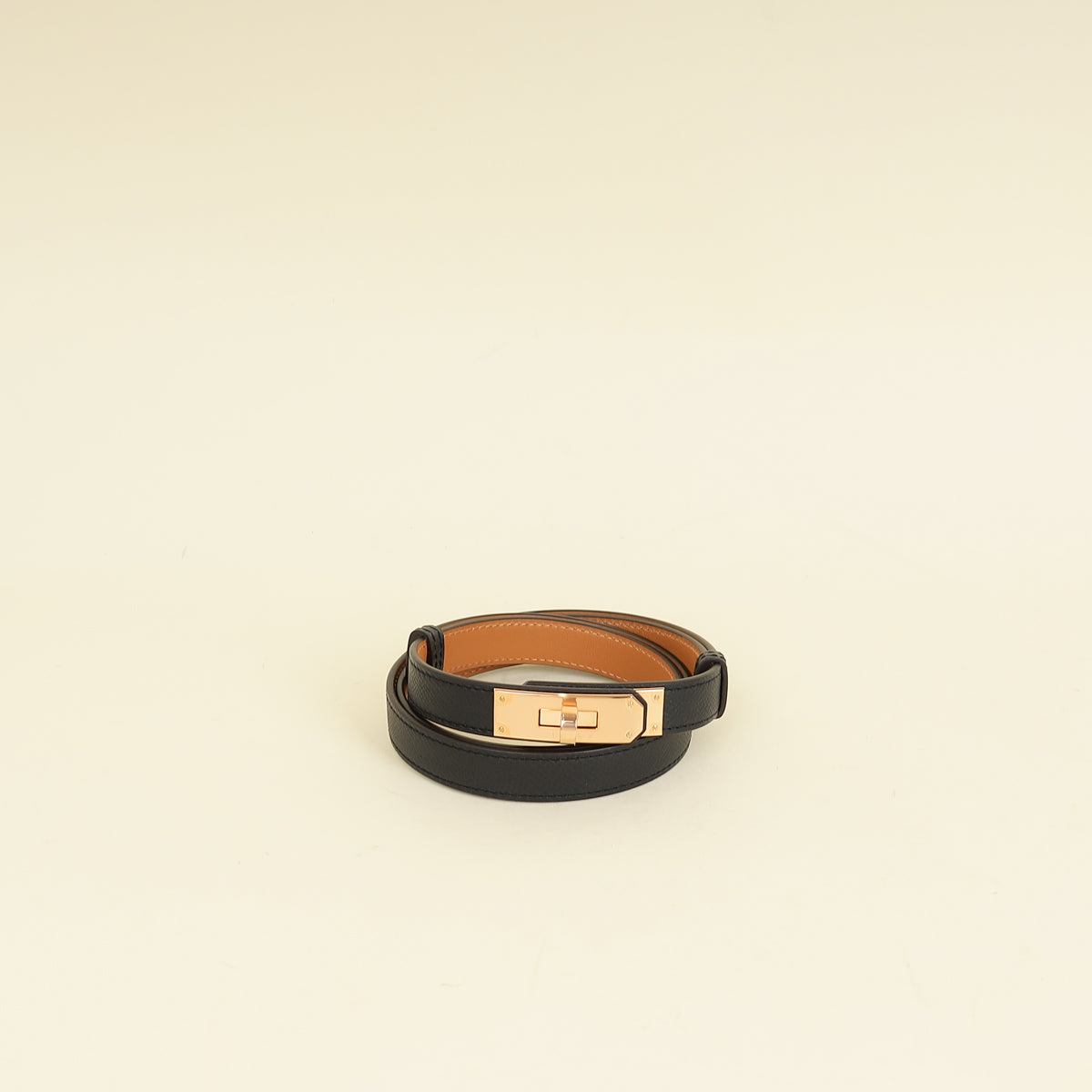 Hermes Noir Kelly 18 Belt