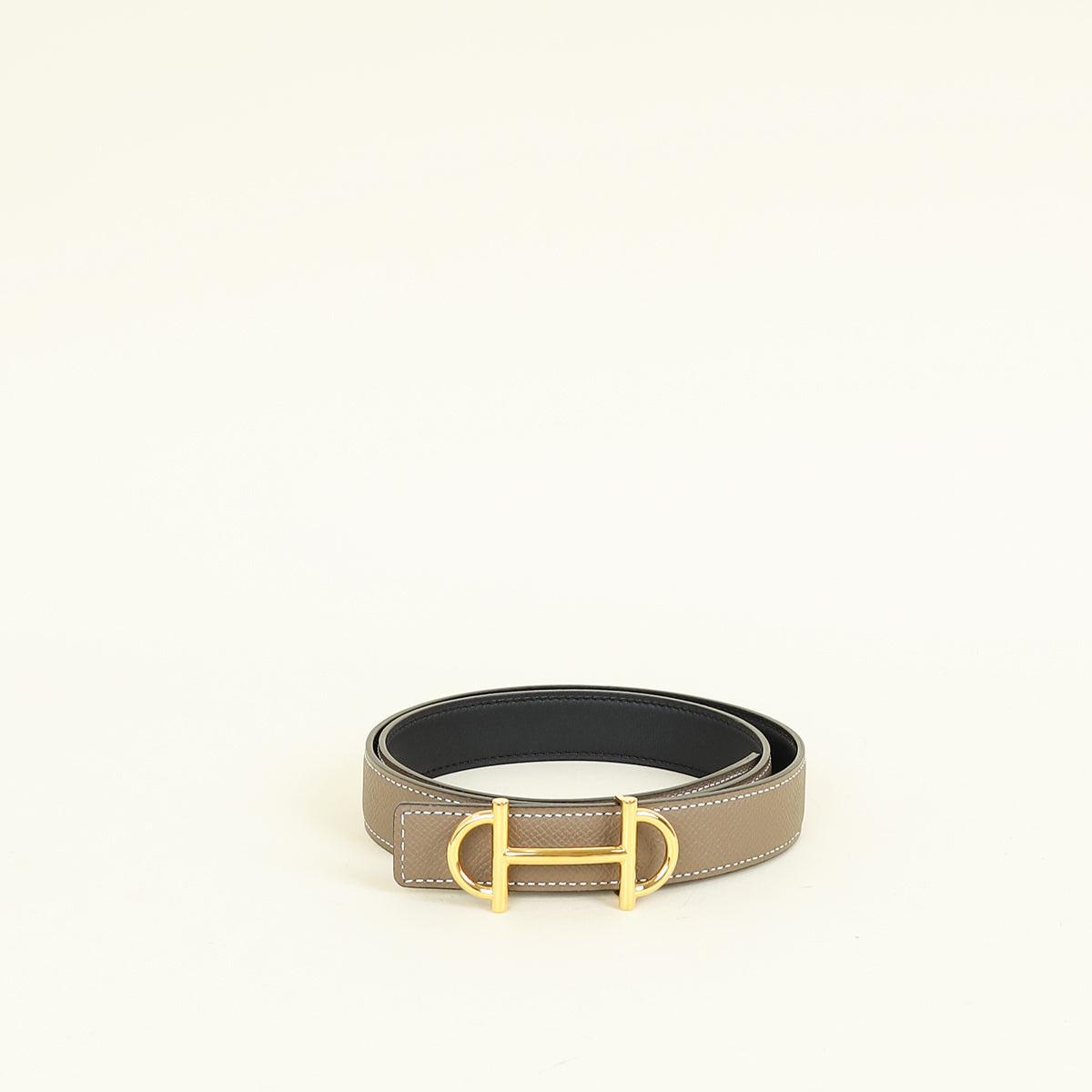 Hermes Bicolor Reversible Gamma 24mm Belt Buckle