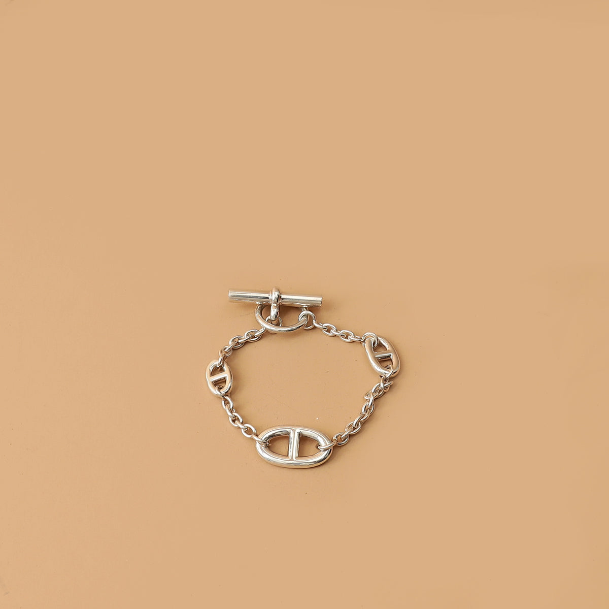 Hermes Sterling Silver Farandole Bracelet