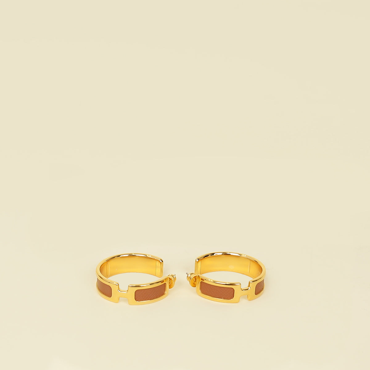 Hermes Gold Olympe Earrings