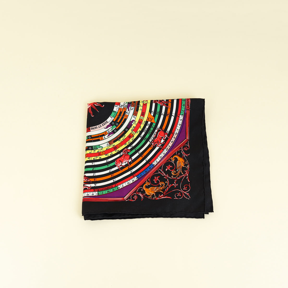 Hermes Multicolor Astrologie forever Silk Scarf