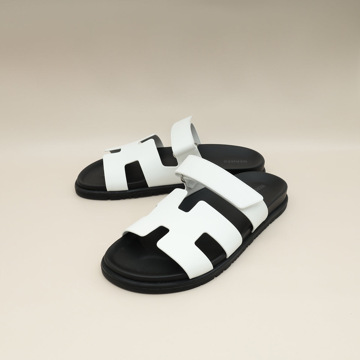 Hermes Blanc Chypre Sandal 40