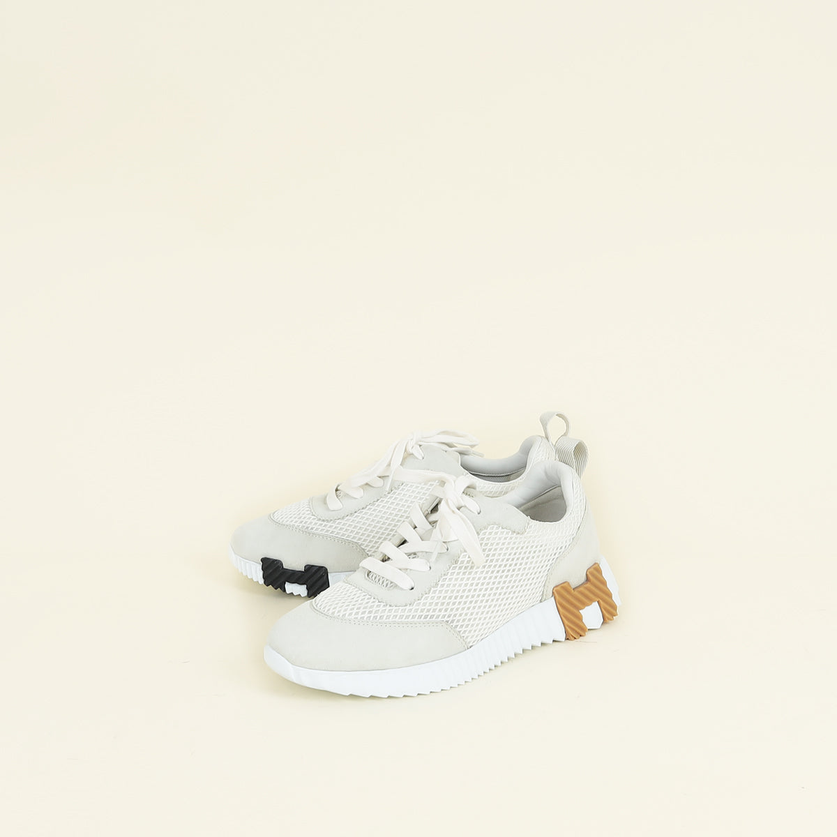 Hermes Bicolor Bouncing Sneaker 37