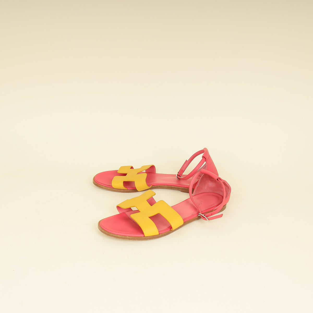Hermes Bicolor Santorini Sandal 39