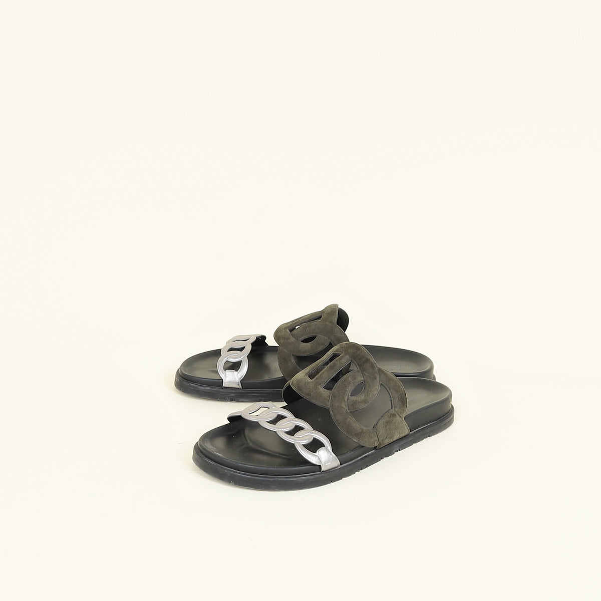 Hermes Bicolor Extra Sandal 39