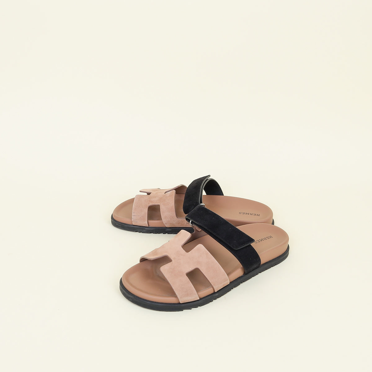 Hermes Bicolor Chypre Sandals 41