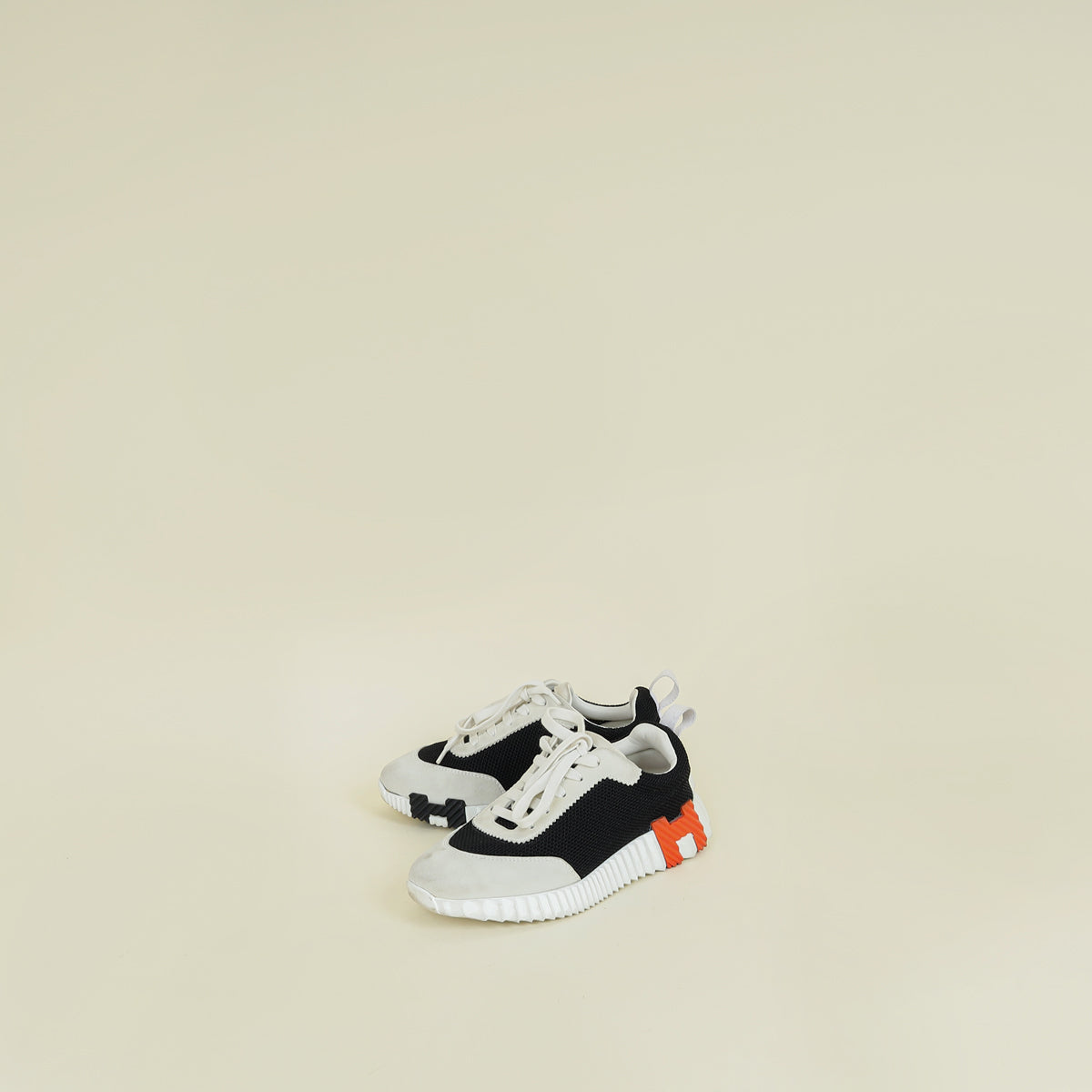Hermes Bicolor Bouncing Sneakers 36