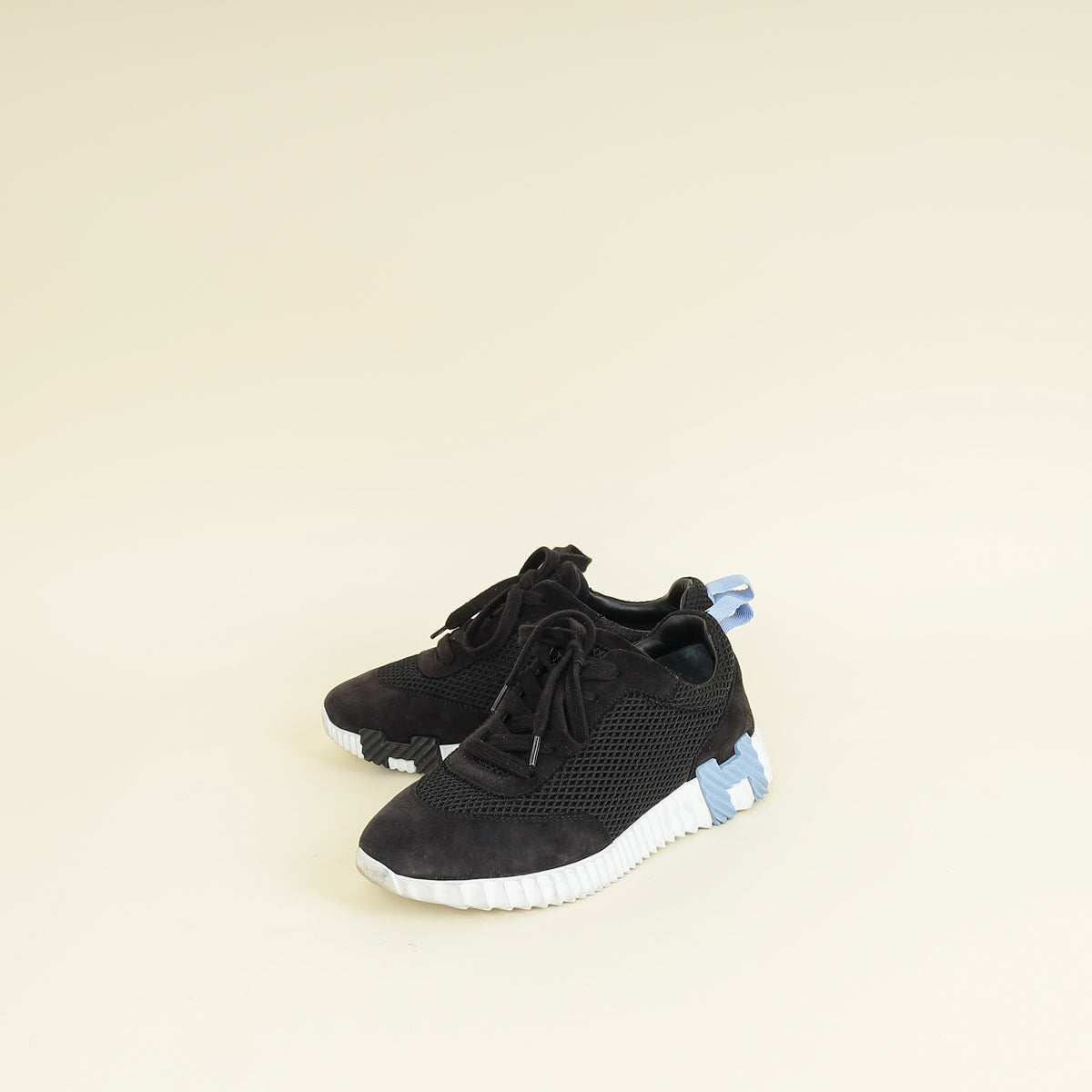 Hermes Noir Bouncing Sneaker 37.5