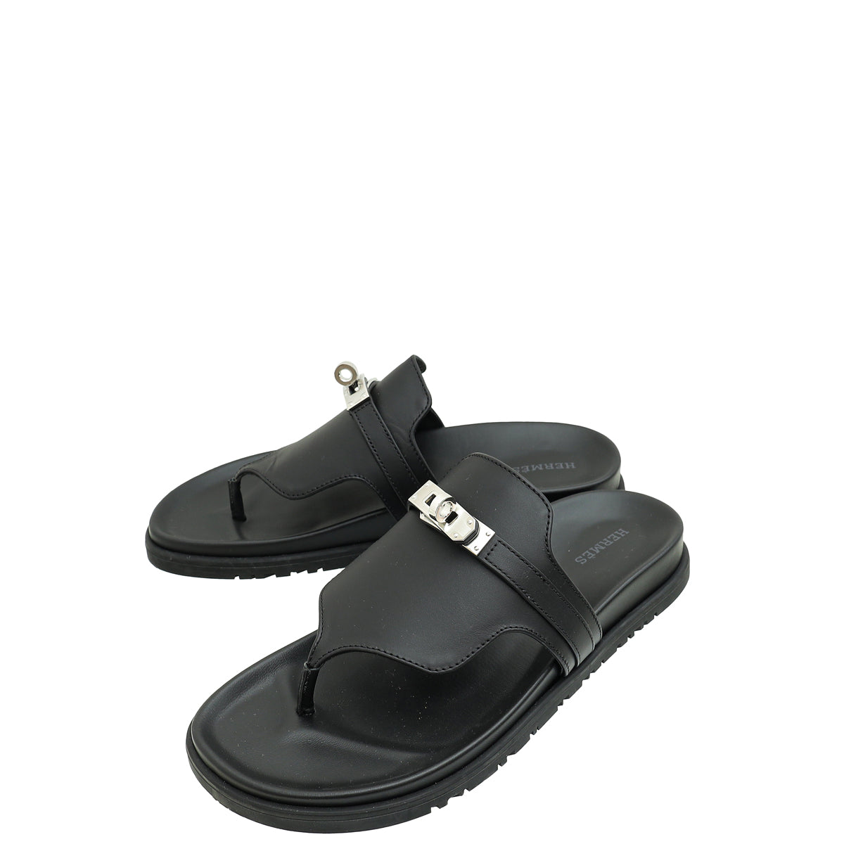 Hermes Noir Empire Sandal 38.5