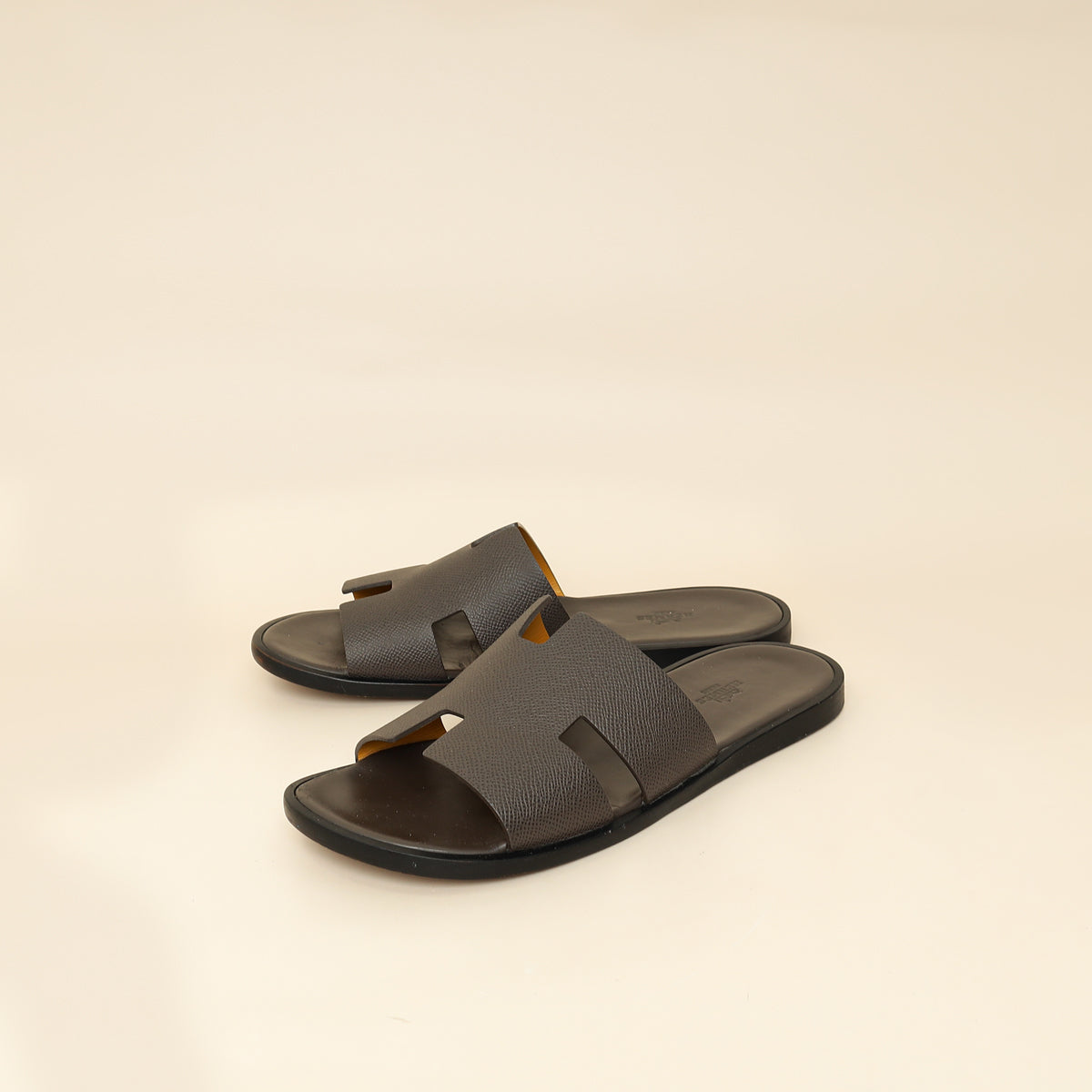 Hermes Taupe Grey Izmir Sandal 41.5