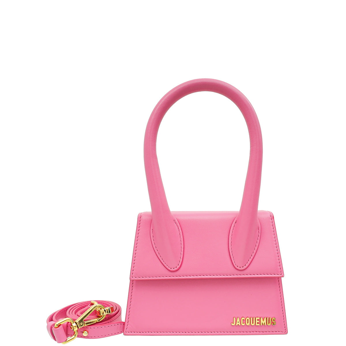 Jacquemus Pink Le Chiquito Moyen Bag