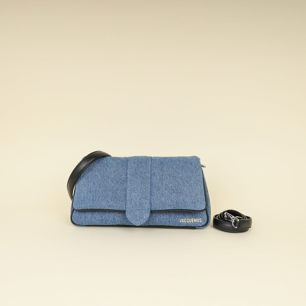 Jacquemus Bicolor Le Bambimou Denim Padded Bag