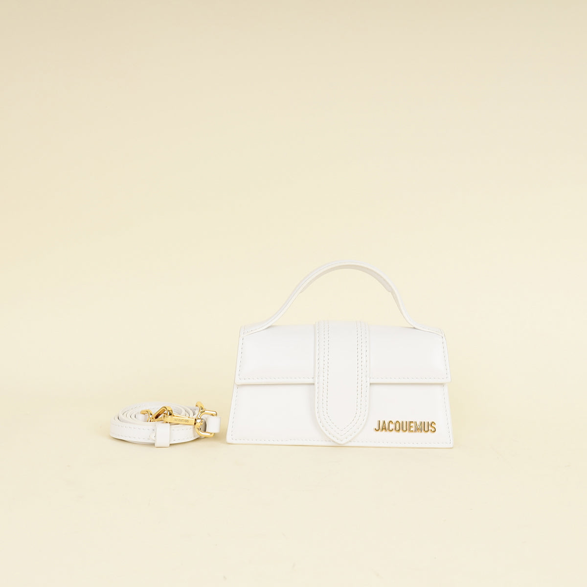 Jacquemus White The Bambino Les Classiques Bag