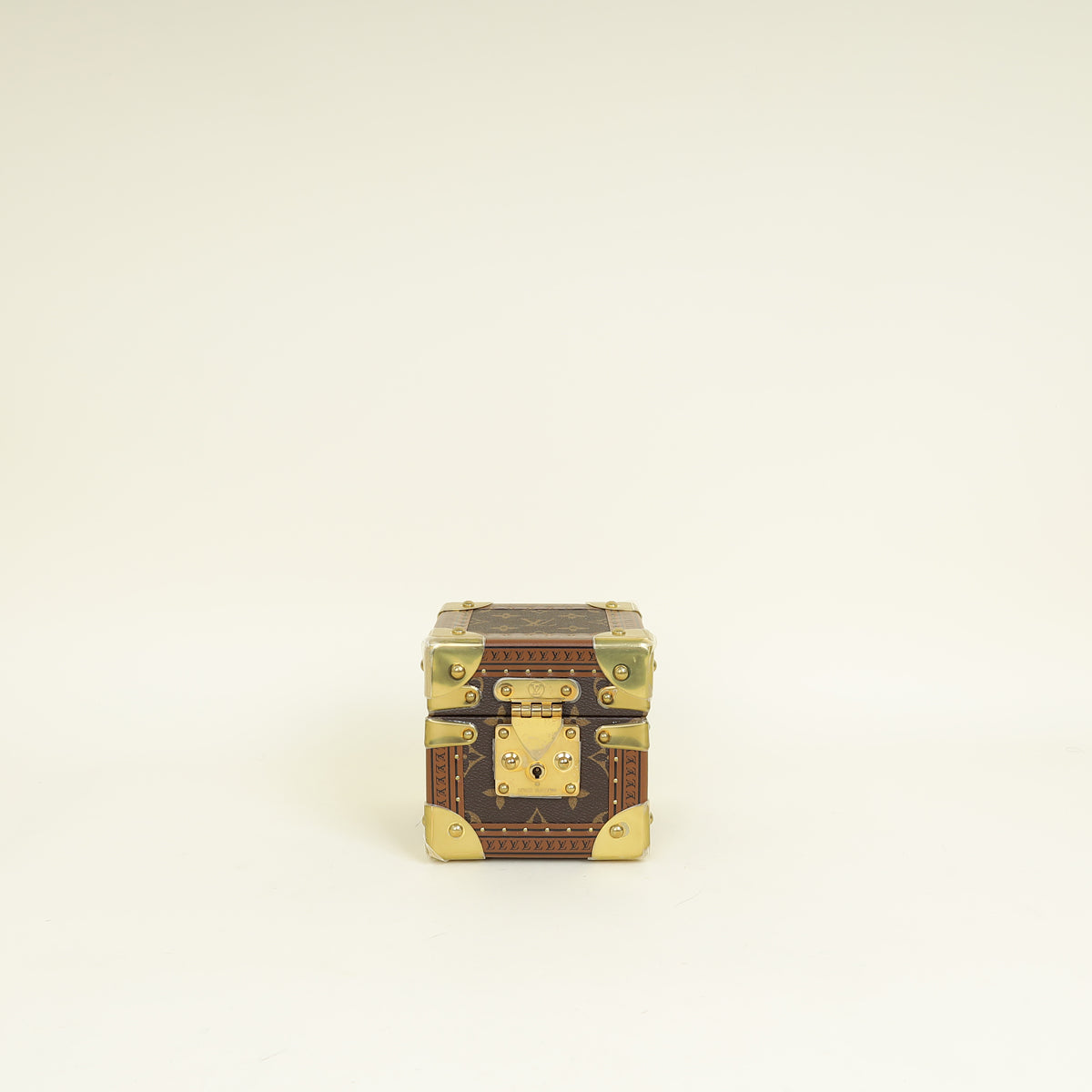 Louis Vuitton Brown Monogram Square Ring Trunk Case