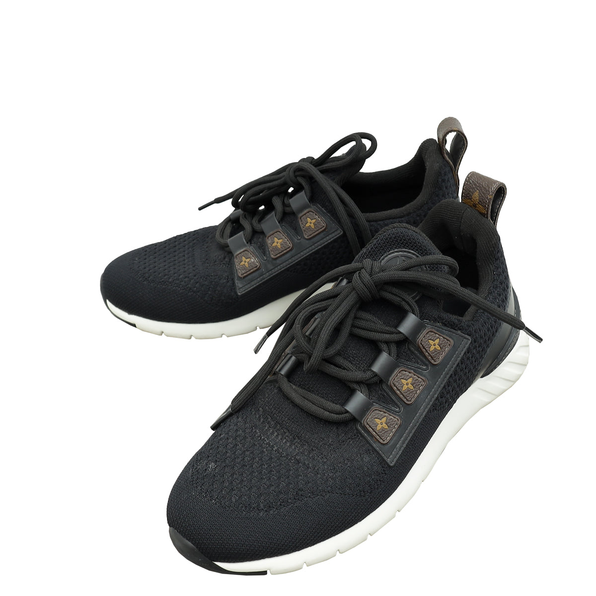 Louis Vuitton Black Aftergame Mesh Sneaker 38