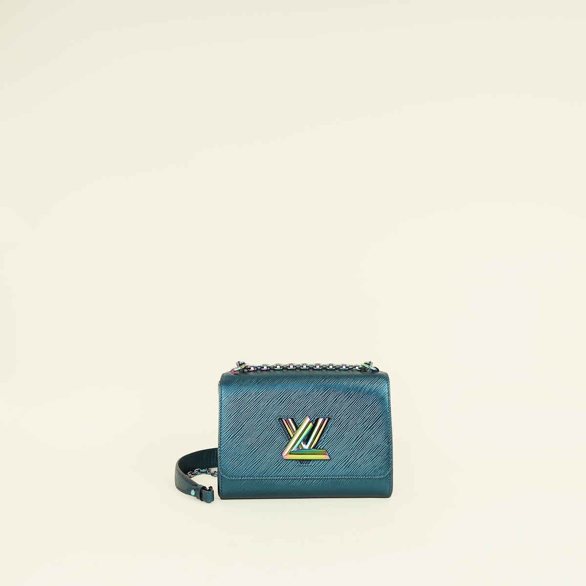 Louis Vuitton Metallic Green Twist MM Bag