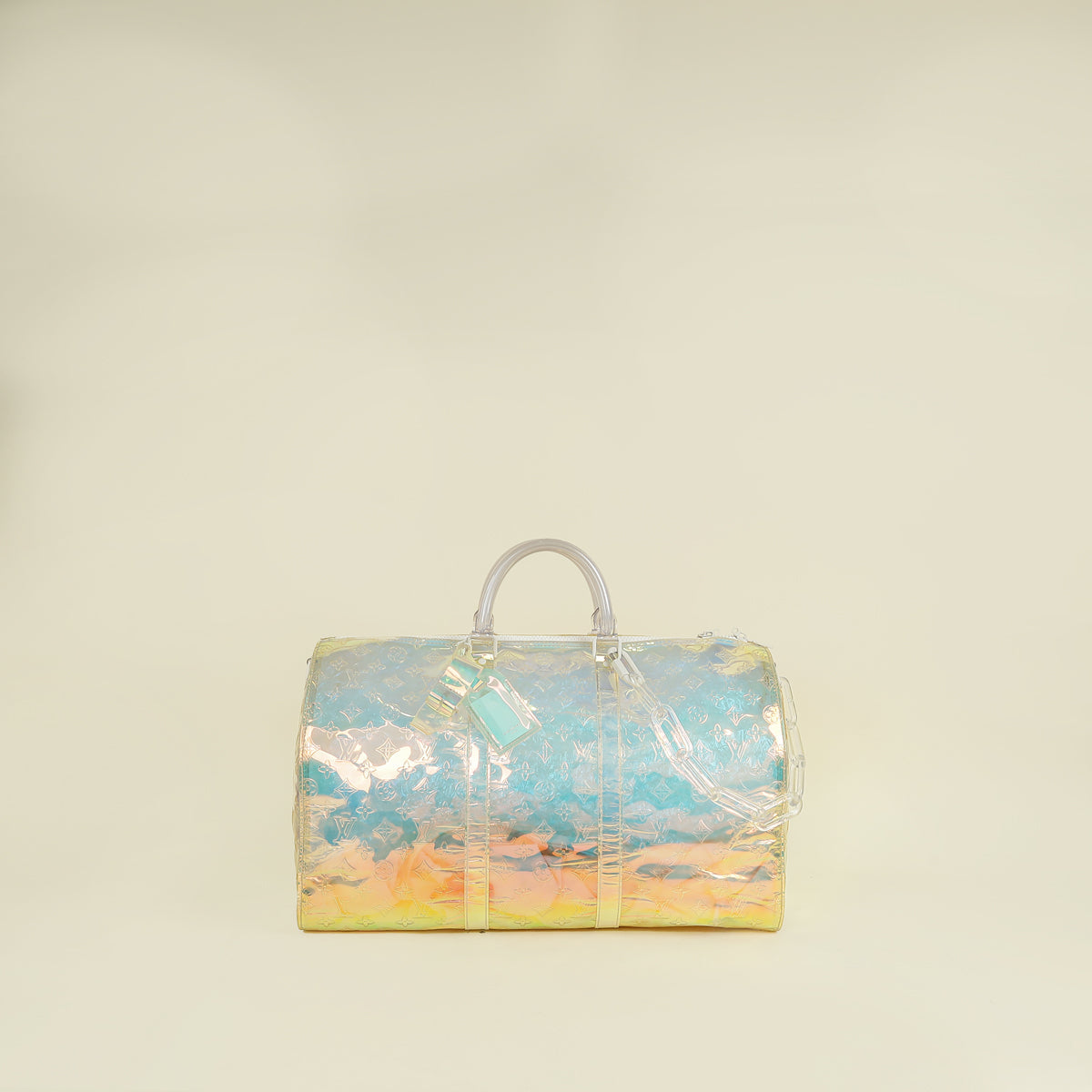 Louis Vuitton Monogram Iridescent Prism Keepall Bandouliere 50 Bag