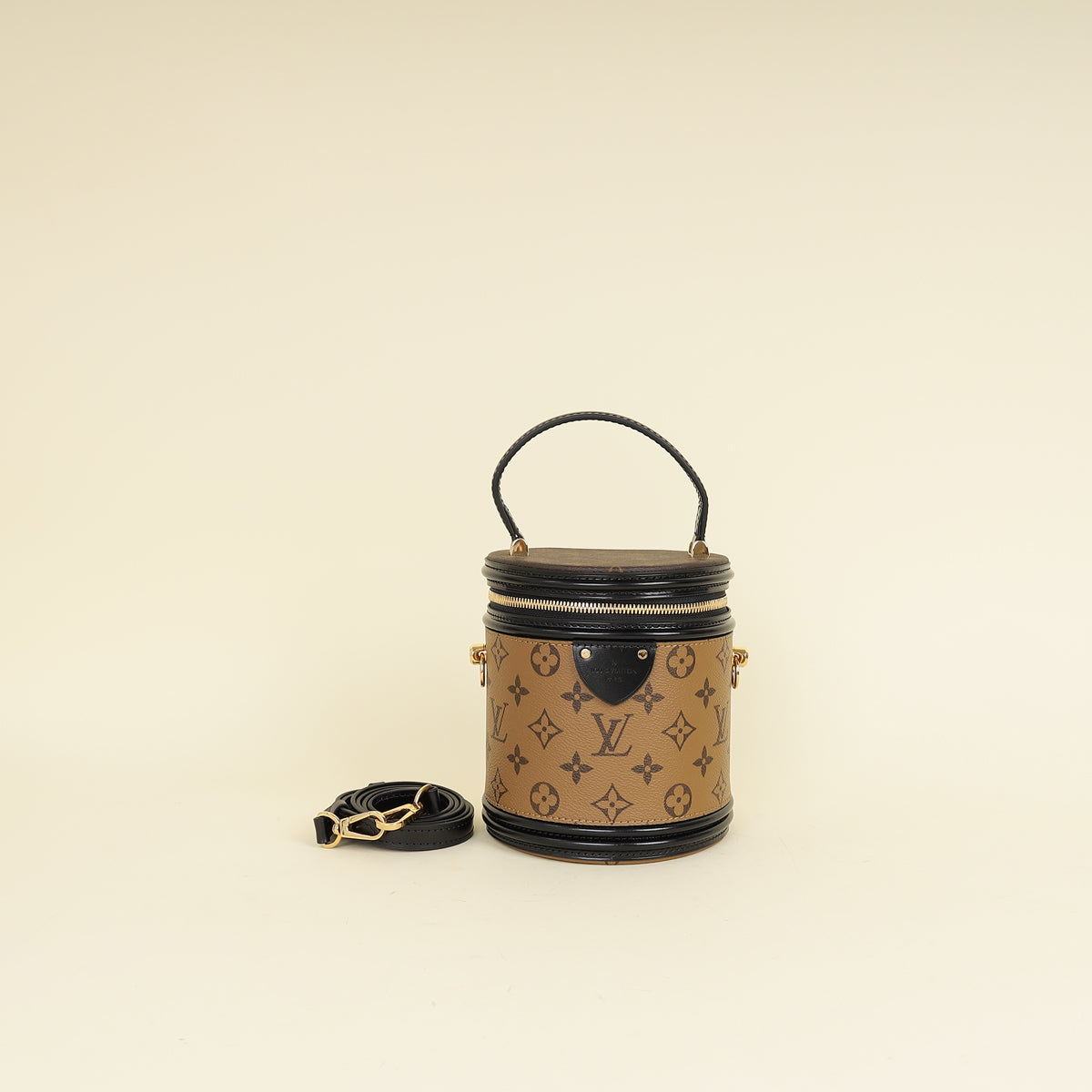 Louis Vuitton Monogram Reverse Black Cannes Bag