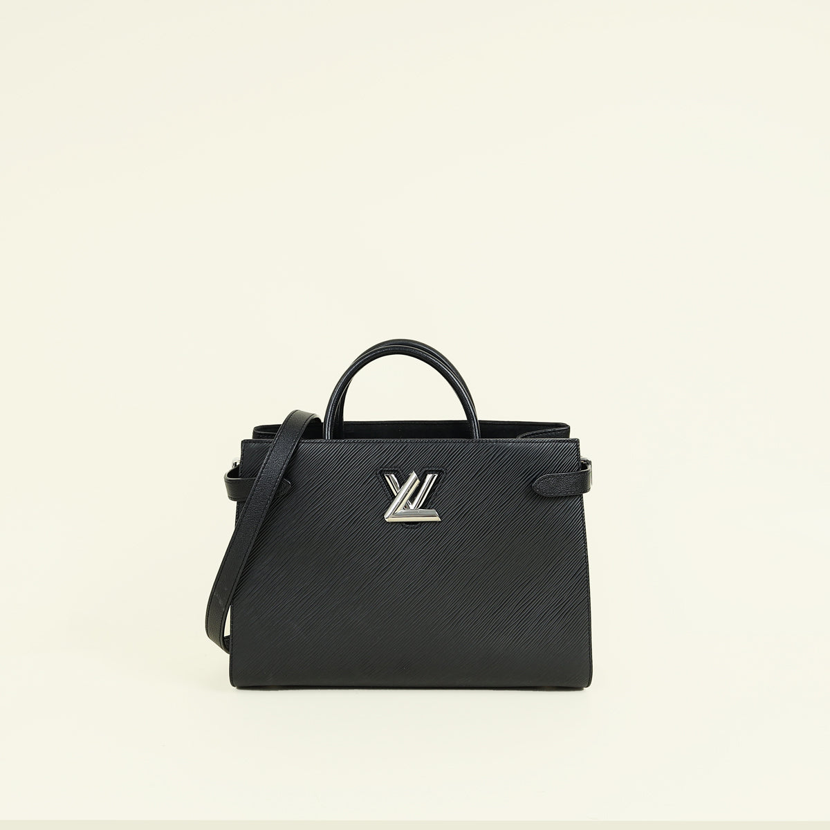 Louis Vuitton Black Twist Tote Bag