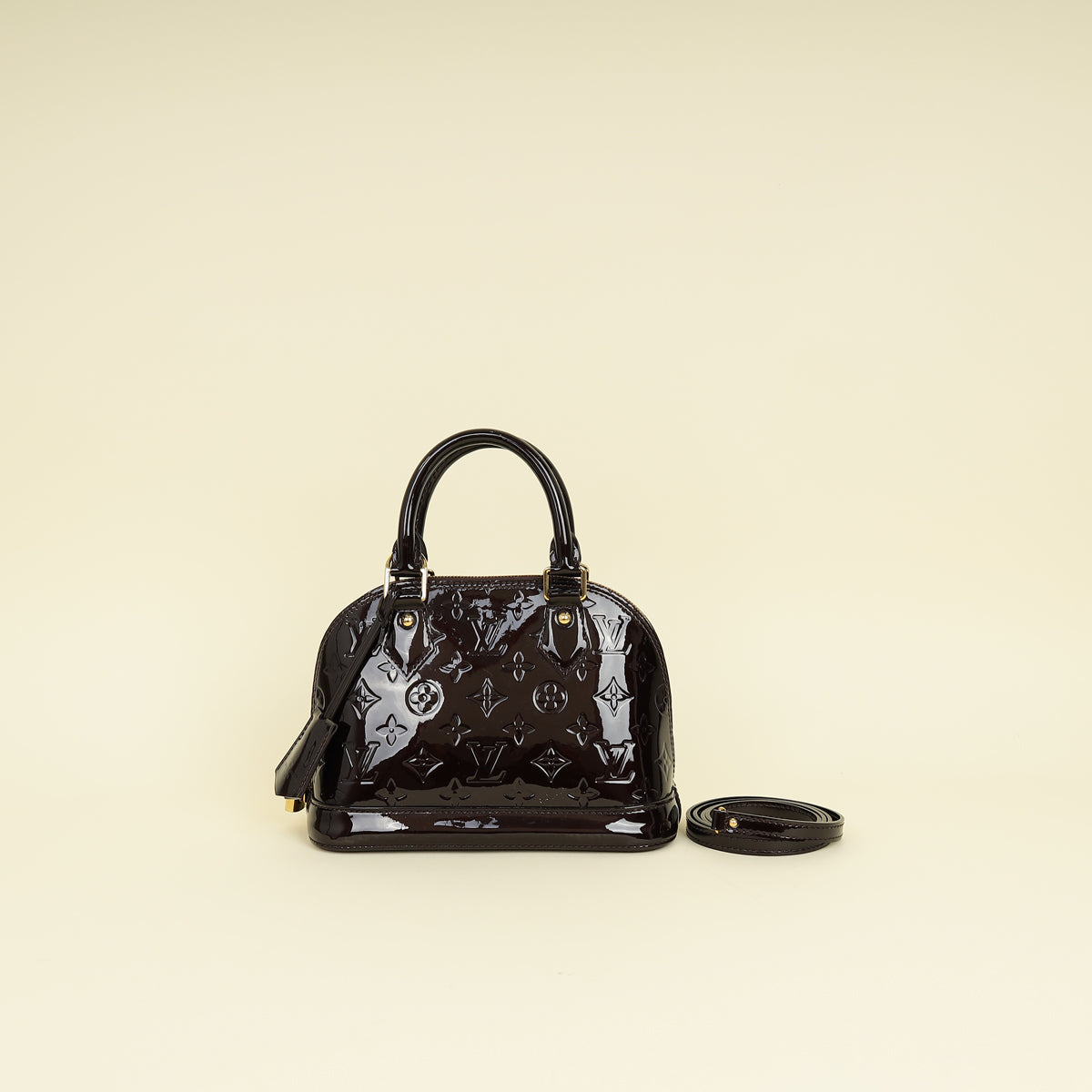 Louis Vuitton Amarante Monogram Vernis Alma BB Bag