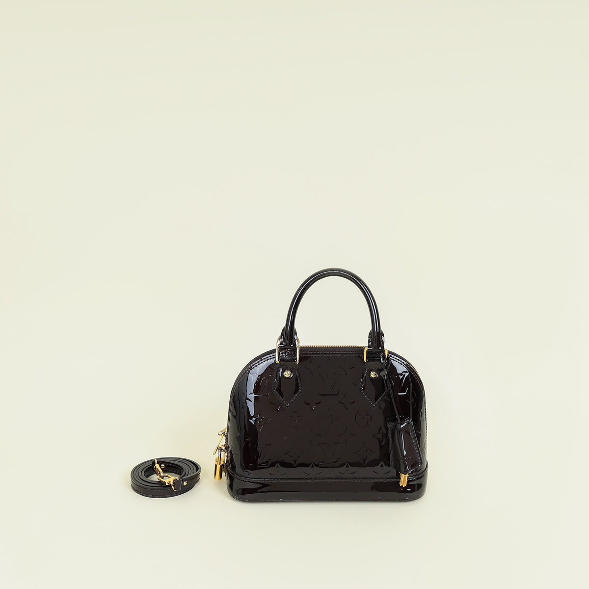 Louis Vuitton Amarante Monogram Vernis Alma BB Bag