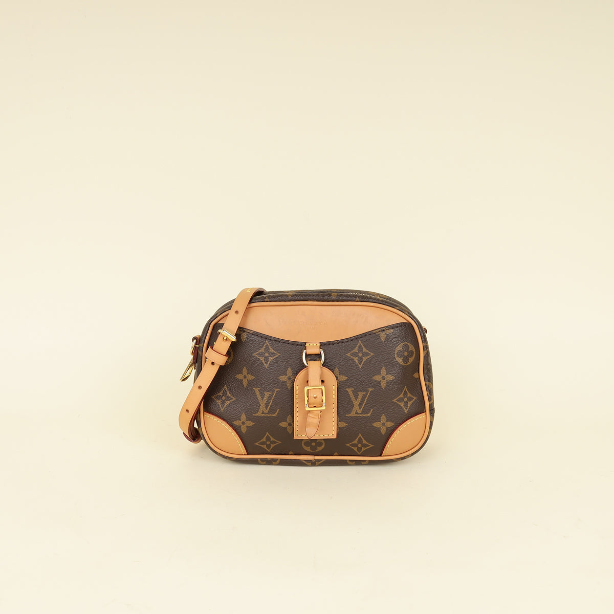 Louis Vuitton Brown Monogram Mini Deauville Bag