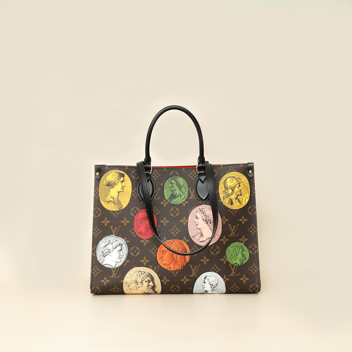Louis Vuitton Monogram x Fornasetti Capsule Onthego MM Bag