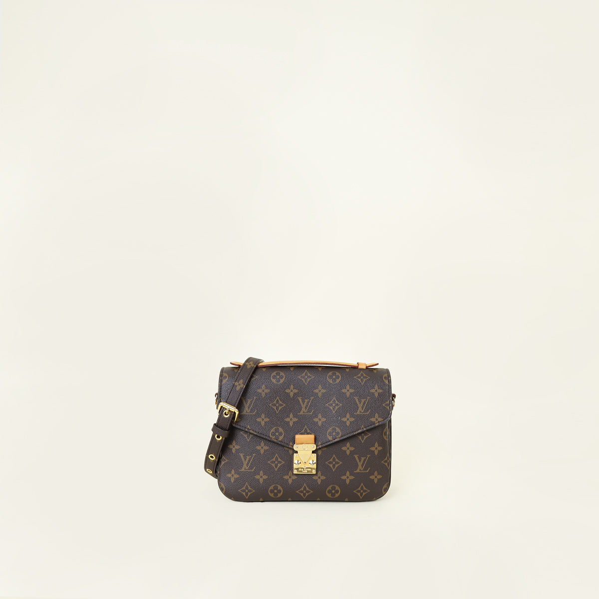 Louis Vuitton Brown Monogram Pochette Metis Bag