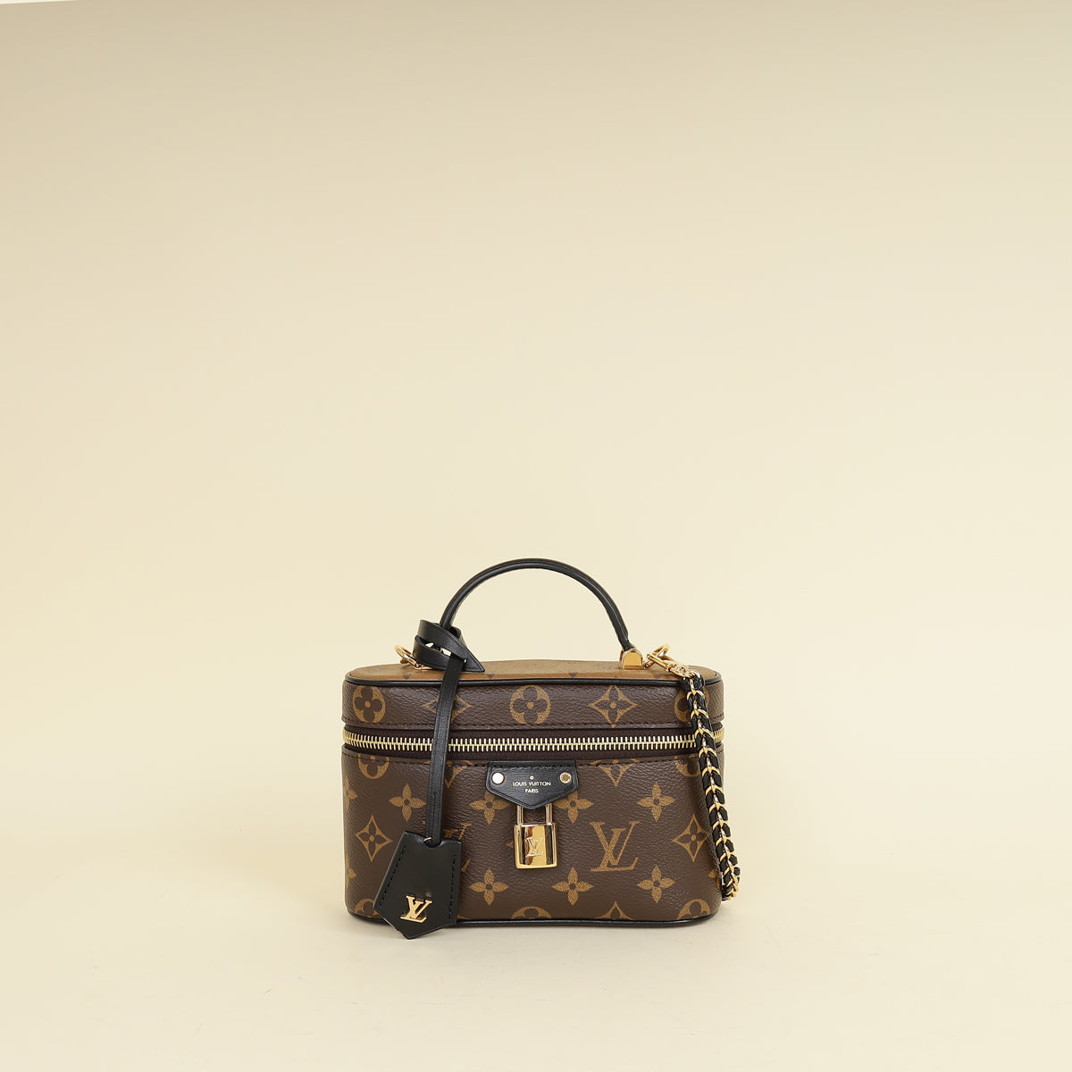 Louis Vuitton Bicolor Monogram/Reverse Vanity Chain Pouch