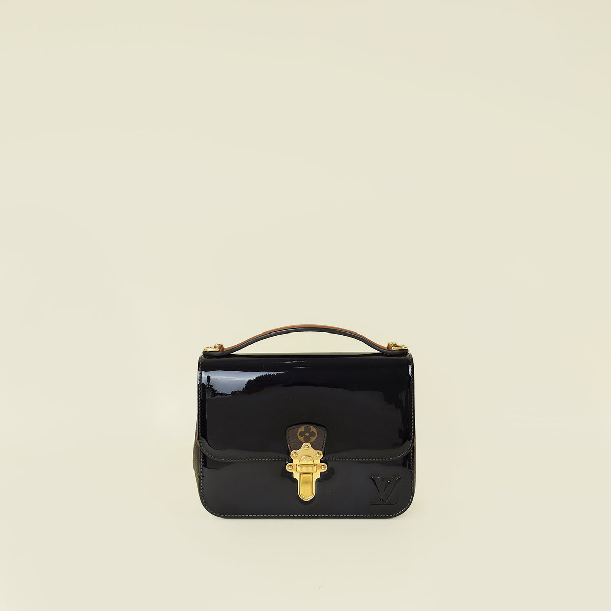Louis Vuitton Monogram and Black Cherrywood Bag