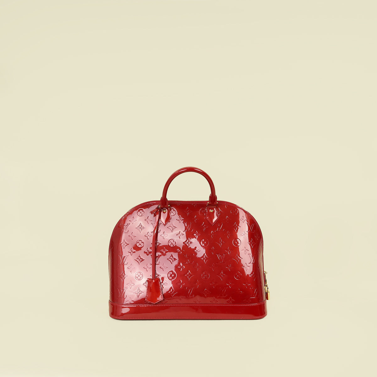 Louis Vuitton Pomme D'Amour Monogram Vernis Alma GM Bag