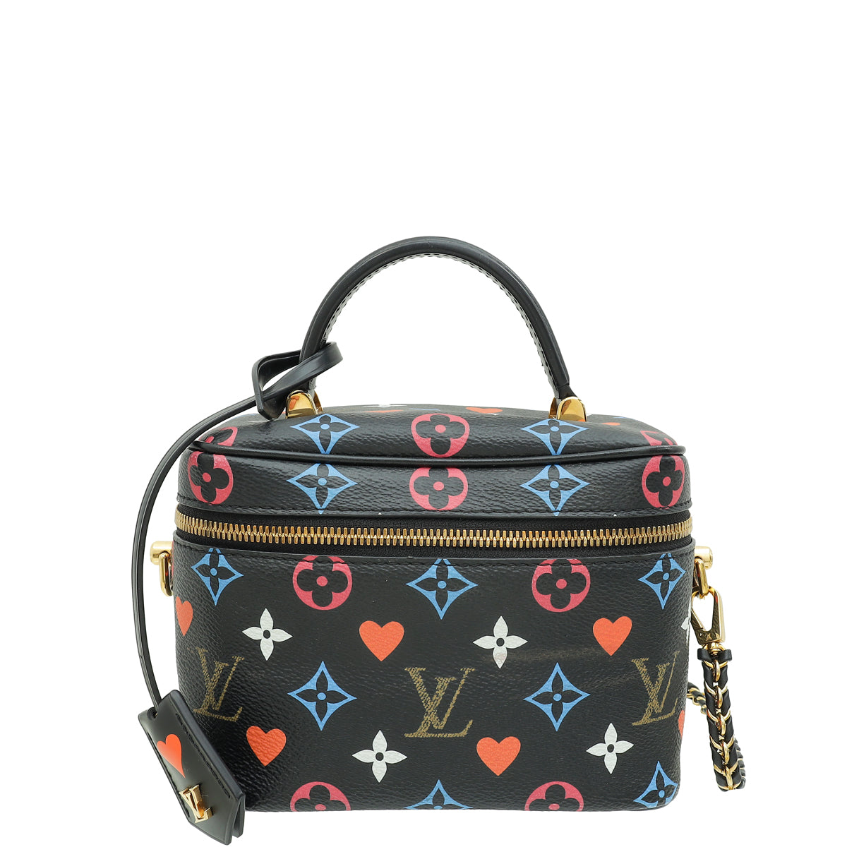 Louis Vuitton Black Multicolor Game On Vanity PM Bag