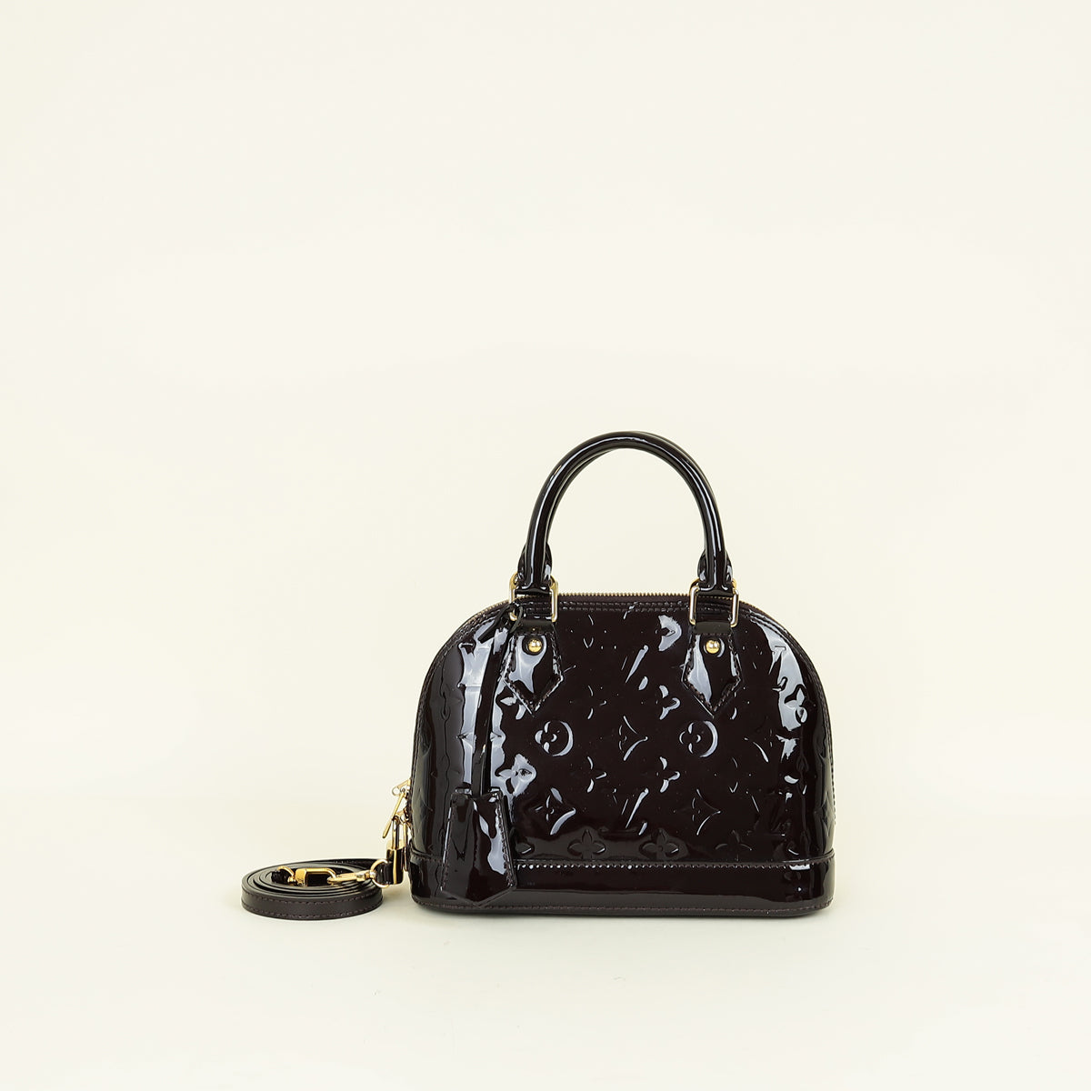 Louis Vuitton Amarante Monogram Vernis Alma BB Bag