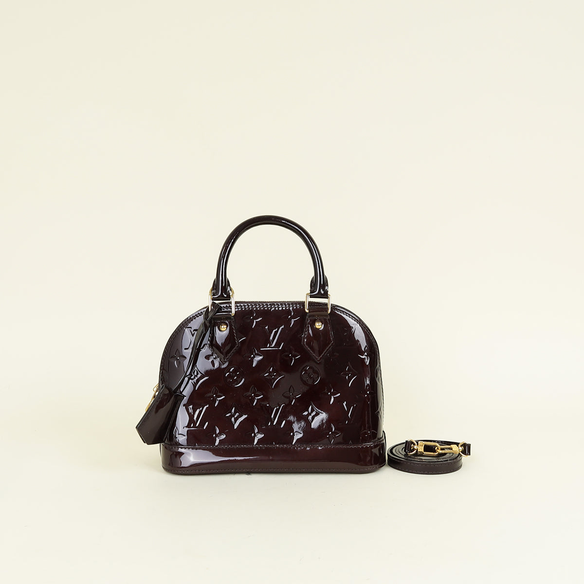 Louis Vuitton Amarante Monogram Vernis Alma BB Bag