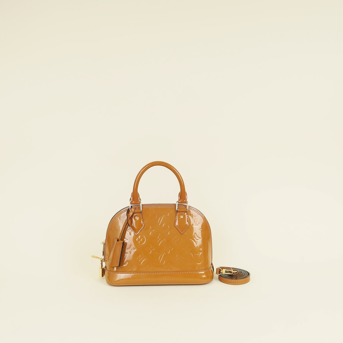 Louis Vuitton Noisette Monogram Vernis Alma BB Bag