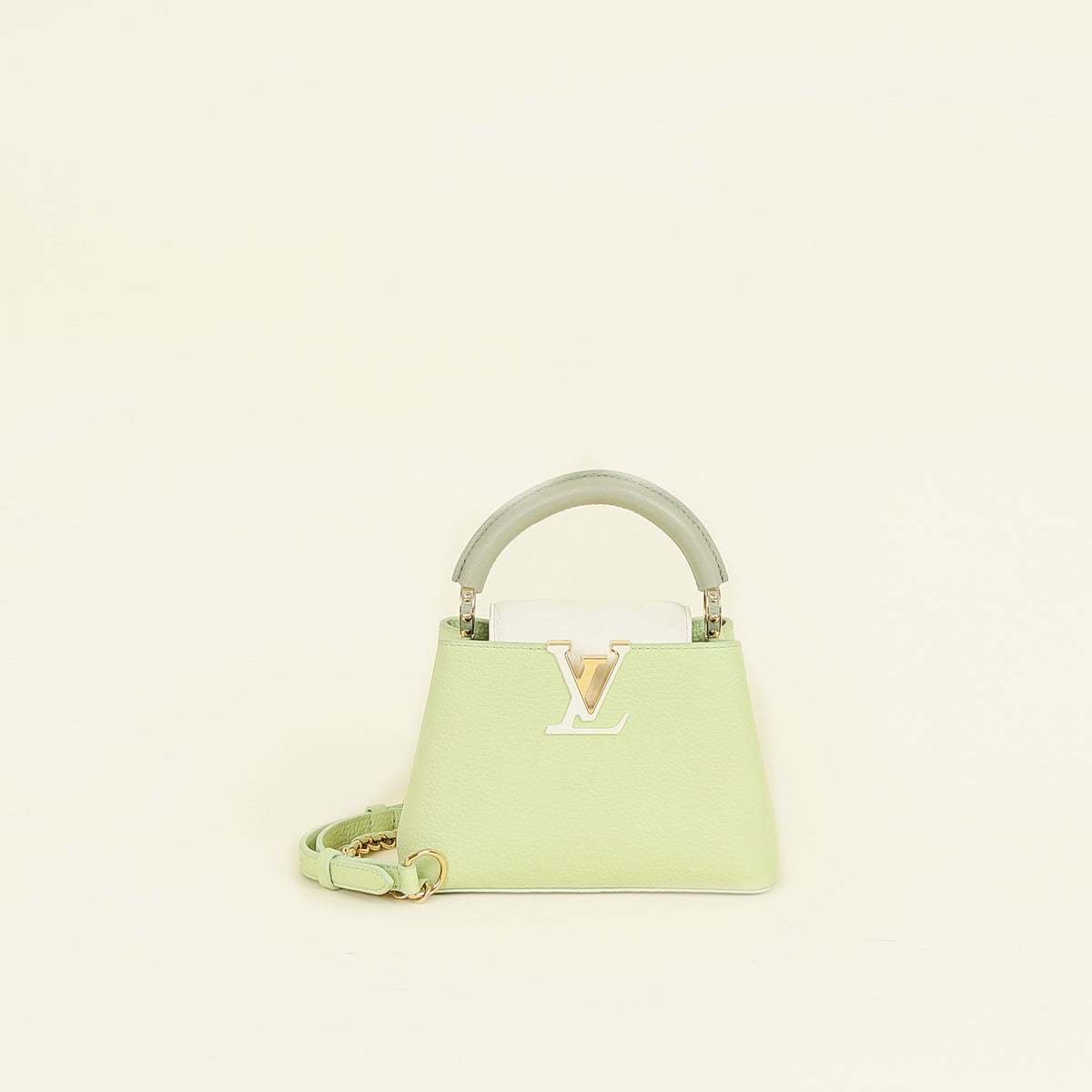 Louis Vuitton Tricolor Mini Capucines Bag