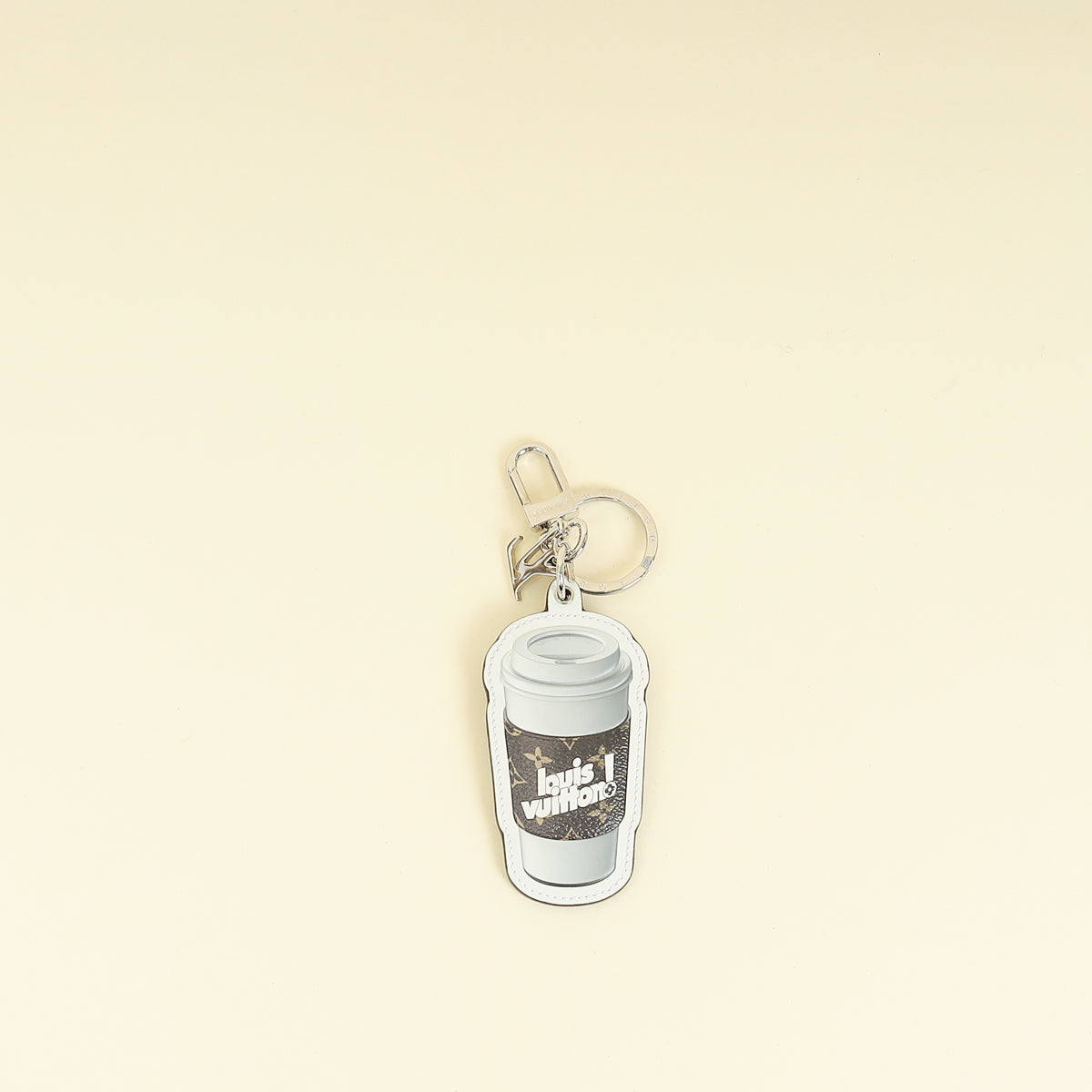Louis Vuitton Bicolor Coffee Cup Bag Charm and Key Holder